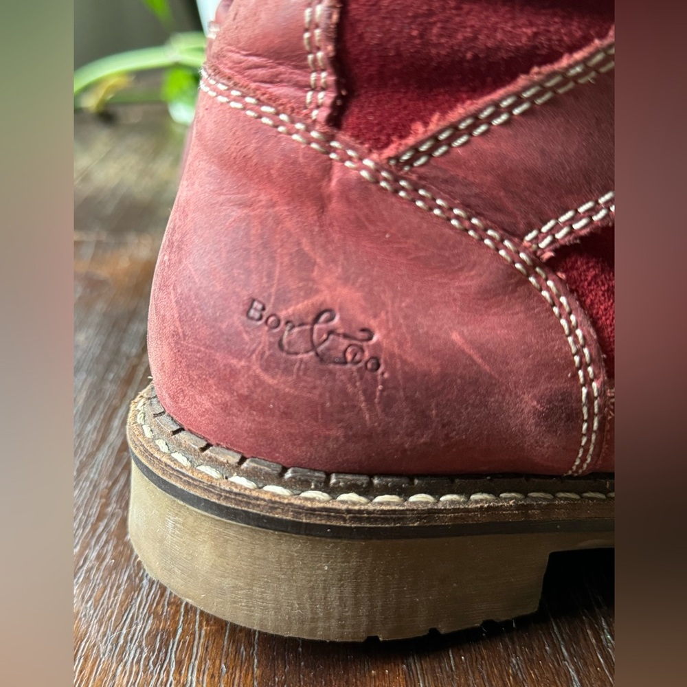 Bo’s & Co. Holden Red Leather Boots